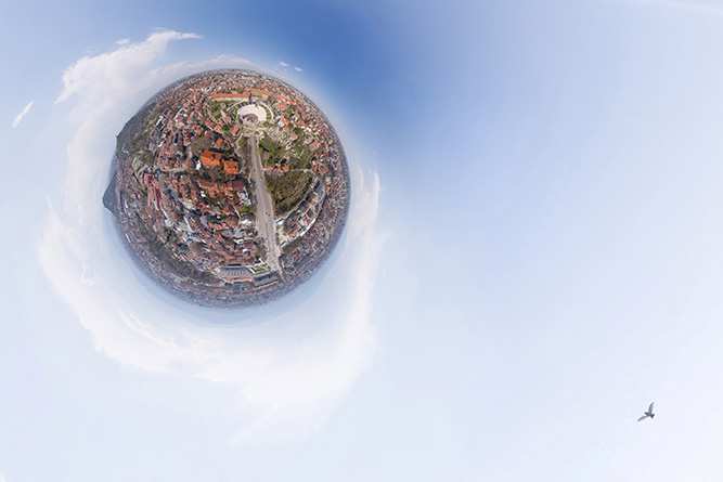 Ефект малка планета - Старинен град, Пловдив